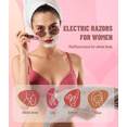 thumbnail image 4 of Women's Electric Trimmer & Shaver - 2-in-1 Rechargeable Lady Shaver for Body, Bikini, Underarm, Leg, Face, IPX7 Waterproof with LED Display, 4 of 7