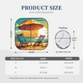 thumbnail image 3 of Sikiie Vintage Beach Sunset Print Foldable Car Windshield Sun Visor, Car Window Sunshade Suitable for Sedan, SUV and Truck Car Accessories-Large, 3 of 6