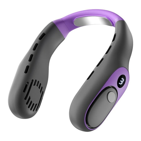 

Harpi Portable Neck Fan Hands Free Bladeless Fan 360° Cooling Personal Fan Super Quiet No Blade Design 3 Speeds 4000mAh USB Rechargeable Wearable Fan for Home Office Travel Essentials