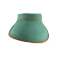 thumbnail image 2 of Top Headwear Summer Straw Visor - Teal, 2 of 3