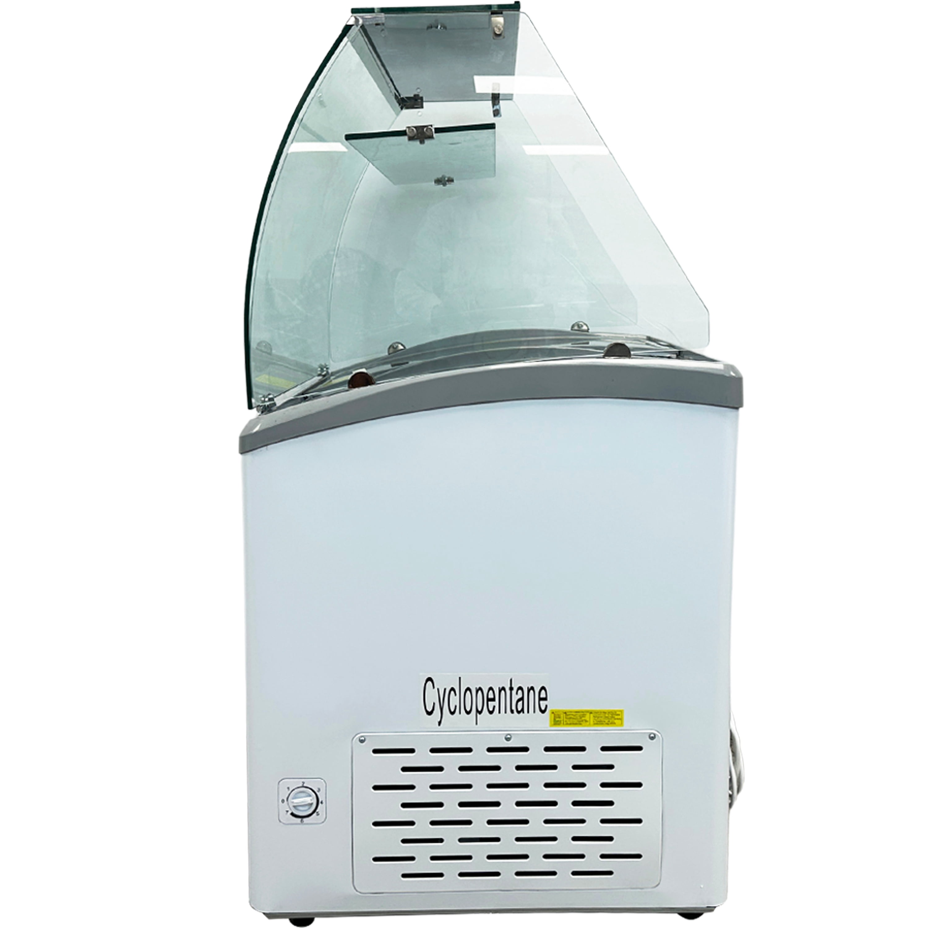 32 in.Gelato Freezer Display Case Dipping Cabinet with Sliding Glass Door Freezer, NSF