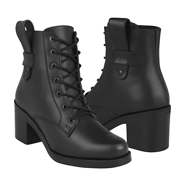 BOTINES DAMA STYLO 128-07 SIMIPIEL NEGRO Stylo 128-07