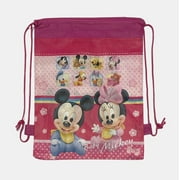 Gift bags, drawstring bags, double-sided non-woven fabric drawstring bags, birthday gift bags, birthday storage bags, storage bags Mickey and Minnie