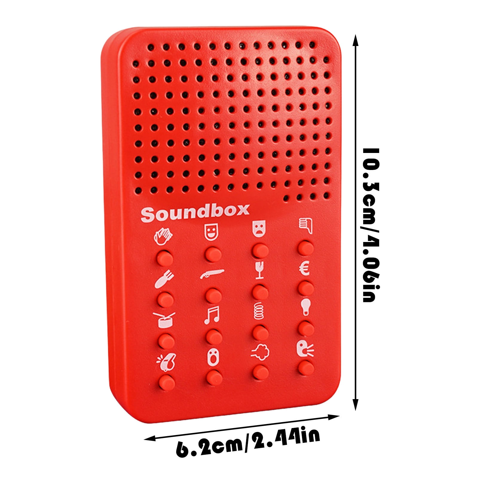Sound Machine with 16 Sound Effects,Electronic Sound Maker,Prank Items Gift for Adults,Fart Noise Maker Pranks,Prankster Stuff for Adults,Funny Game Machine Red 4PCS