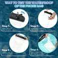 thumbnail image 5 of 6 pieces for Universal Waterproof Phone Pouch Bag Underwater Case Clear Cellphone Dry Bag with Lanyard Swimming Snorkeling Water Sport Bag for Smartphone 6.9 Inch, 5 of 7