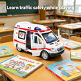 thumbnail image 6 of BESTSKY 2026 New Ambulance Vehicles Car Model Car Toy for Kids,Simulation and Sound Light for Playtime,Imaginative Play,Emergency Roleplay,Motor Skills Development,Interactive Games., 6 of 6