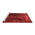 thumbnail image 2 of Ahgly Company Machine Washable Indoor Round Persian Red Bohemian Area Rugs, 4' Round, 2 of 4