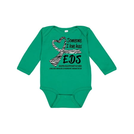 

Inktastic Someone I Love has EDS- Ehlers Danlos Syndrome Gift Baby Boy or Baby Girl Long Sleeve Bodysuit