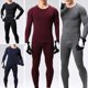 thumbnail image 2 of TFixol 2PCS Hombres Ropa interior térmica de invierno Forro polar Grueso Cálido O, 2 of 8