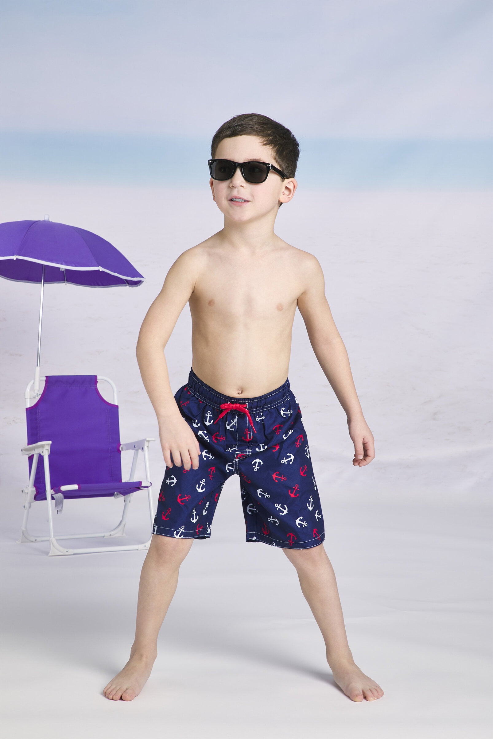 Dreamwave Babies' Toddler Boys Bluey Rash Guard & Swim Trunks Two-piece