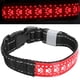 thumbnail image 2 of Collar ajustable para mascotas LED, recargable por USB, iluminación suave para perros, collar de seguridad nocturna, cuero rojo M, 2 of 12