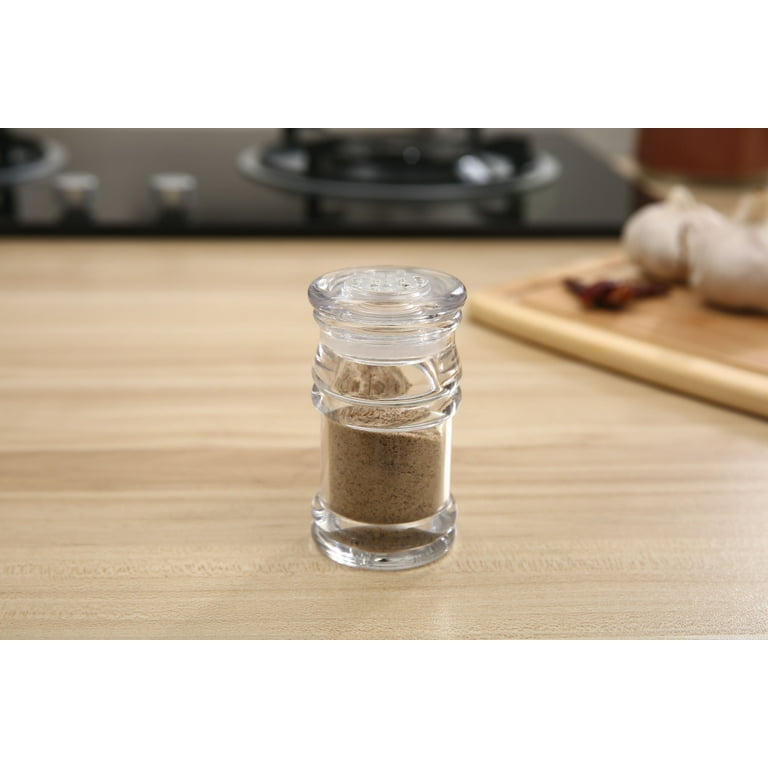 24 Pack Glass Salt and Pepper Shakers Bulk Set, Restaurant Salt and Pepper  Shakers, Spice Containers for Restaurant (2 oz, Clear)