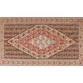 thumbnail image 1 of Ahgly Company Indoor Rectangle Traditional Fire Brick Red Medallion Area Rugs, 3' x 5', 1 of 6