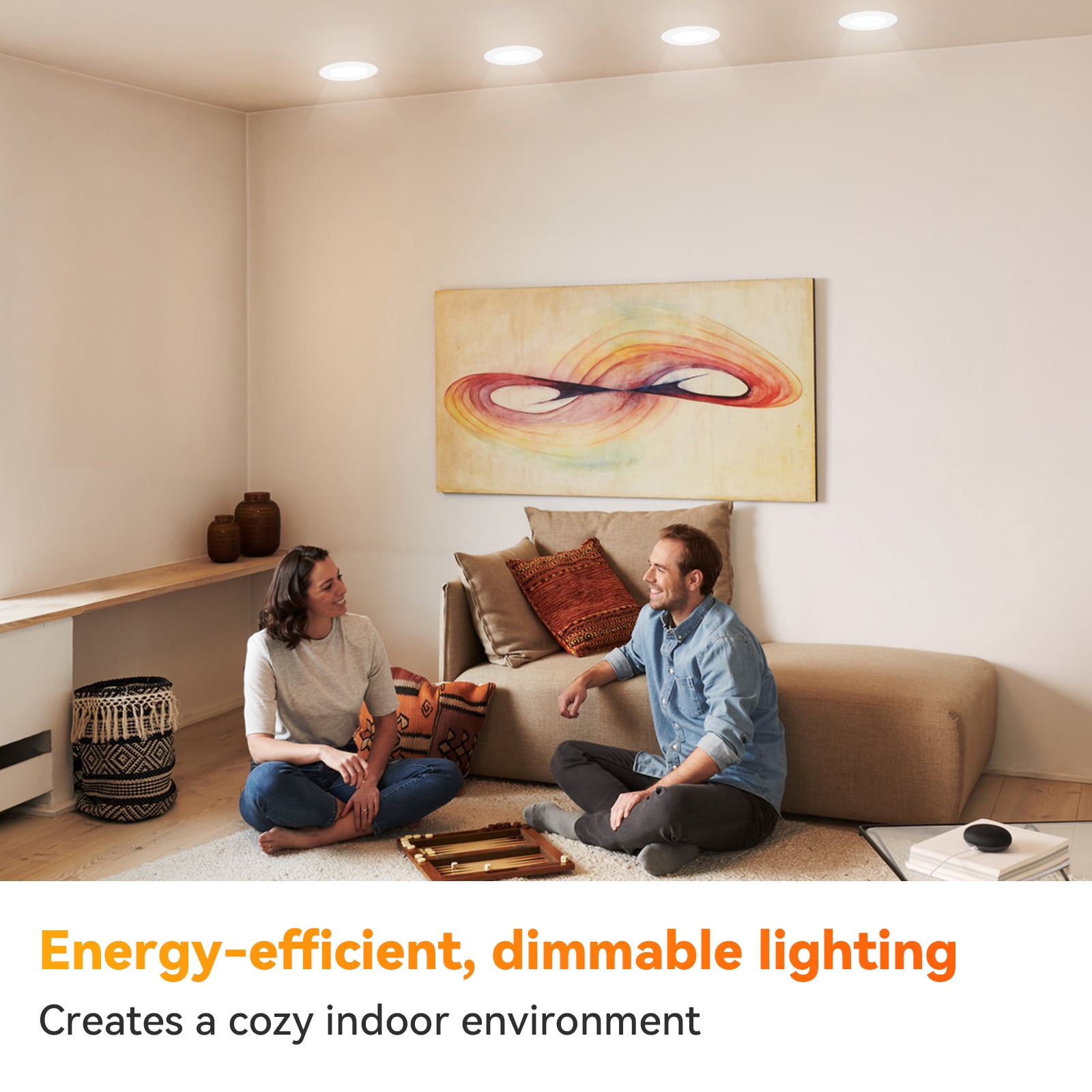 TJOY 12 Pack BR30 Led Bulbs 65W Equivalent, Dimmable Indoor Flood Lights Bulb, E26 Base, 2700K Soft White, 9W, 800 LM, Recessed Lighting Bulb for Ceiling, Recessed Can, Living Room and Kitchen