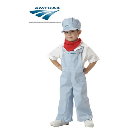 Amtrak Train Engineer Toddler Halloween Costume, Size