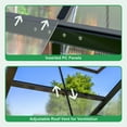 thumbnail image 4 of NETAJE 8'x16' Polycarbonate Greenhouse, Large Aluminum Walk-in Green House for Backyard, 4 of 7