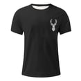 thumbnail image 3 of Tops para hombre, blusas y camisas de cuello redondo y manga corta para hombre, blusas casuales de moda con cuello redondo y manga corta, blusas para hombre, blusas de poliéster para hombre, 3 of 4