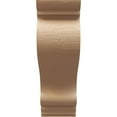 thumbnail image 2 of 10"W x 20"D x 30"H Classic Scroll Rough Cedar Woodgrain TimberThane Corbel, Primed Tan, 2 of 6