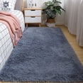 thumbnail image 5 of Manta de noche de lana de seda de color sólido para niñas, alfombra de felpa para dormitorio, alfombra de silicona antideslizante con base para sala de estar, alfombra bonita, 5 of 5