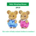 thumbnail image 1 of [Nuevo Producto] Dos Pequeños Animales Bosque Familia Grupo De DIY Muebles Conejo animal Muñeca villa Conjunto Casa De Muñecas Vino Cumpleaños, 1 of 4