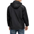 thumbnail image 4 of FOCUSSEXY Men's Jacket Hooded Windbreaker Big and Tall Outdoor Lightweight Windbreaker Hoodies Jacket Sport Casual Lightweight Hooded Outdoor activities Jacket, 4 of 8