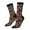3 Black, variant on Colorful Floral Embroidery Mexican Crew Socks for Men & Women, Breathable Casual Athletic Ankle Socks