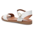 thumbnail image 4 of Sandalia Steve Madden Dina de piel blanca para mujer, 4 of 8