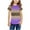 Purple, variant on naisibaby Summer Kids Crew Neck Graphic Printed Short Sleeve T-Shirt, Baby Boys Girls Casual Daily Tops Green 13-14 T