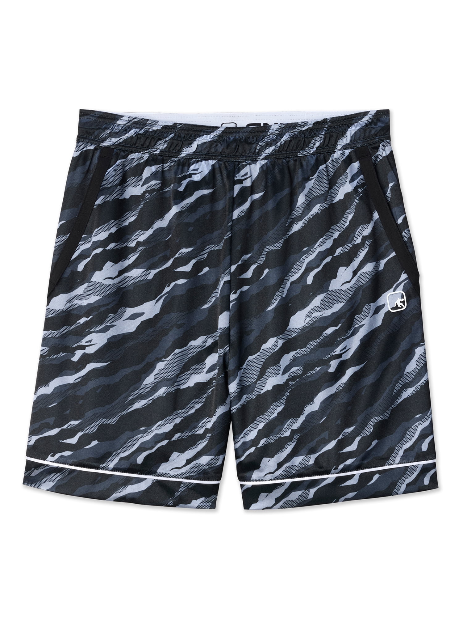 AND1 Men's and Big Men's Offense 8" Short, up to Size 3XL