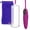 Purple, variant on LeLuv Blue Magna PRO+ Electric Penis Pump - 12" Length x 3.70" Diameter Round Flange Cylinder - LCD Smart Handheld USB Rechargeable Untapered Acrylic Quick-Disconnect