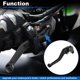 thumbnail image 3 of Palanca de freno de embrague corta ajustable para motocicleta Unique Bargains para Suzuki GSXR600 GSXR750 GSXR1000, palanca de freno de manillar de aleación de aluminio negro sólido, 3 of 7