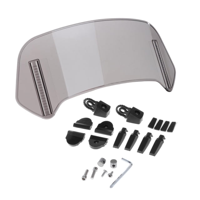 Clip Ajustable Sharpla Parabrisas Motocicleta Grande Gris