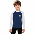 thumbnail image 4 of Toddler Kids Boys T Shirts Long Sleeve Lightweight Rash Guard Shirt Tie Dye Print Sun Swimsuit Top Casual Casual Blouse 3-4 Years, 4 of 6
