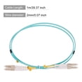 thumbnail image 2 of Unique Bargains 1 Meter 3.2Ft Fiber Patch Cable Multimode LC-LC OM4 LSZH Fiber Optic Jumper Green For Network Transceiver 1Pcs, 2 of 6