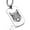 Silver, variant on Stainless Steel Geometric Polygon Squirrel Animal Dog Tag Pendant Necklace