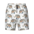 thumbnail image 4 of Lsque Mens Swim Trunks Indian Elephant Pattern - Bathing Suit Compression Liner - Beach Swim Shorts Swimwear - (S-3XL) - Stretch Quick Dry -XX-Large, 4 of 9