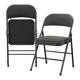 thumbnail image 4 of QinaQin Set de 2 sillas plegables de metal con asiento y respaldo acolchado, fáciles de guardar, ideales para casa, oficina, fiestas o uso interior y exterior, 4 of 7