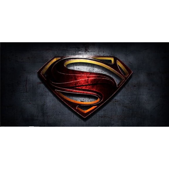 212 Main LPO1030 Superman Man of Steel Photo License Plate
