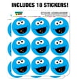 thumbnail image 3 of Sesame Street Cookie Monster Face Planner Calendar Scrapbooking Crafting Stickers, 3 of 6