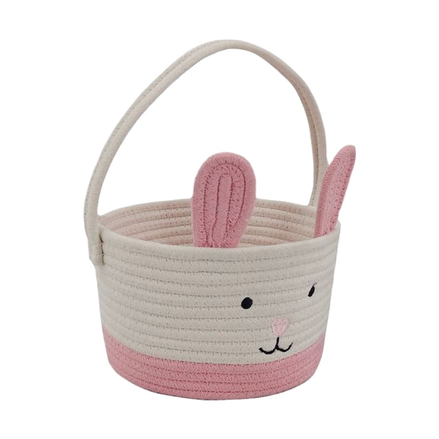 TIELUTT Rope Storage with Handle Convenient Bunny Storage Storage Better and Gardens Storage Laundry Storage Organizer Bags Organizer for Closet Totally Living Storage Organizers and Storage Drawers