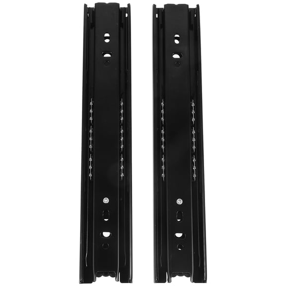 2pcs Stainless Steel Drawer Slides with Damping Buffer
