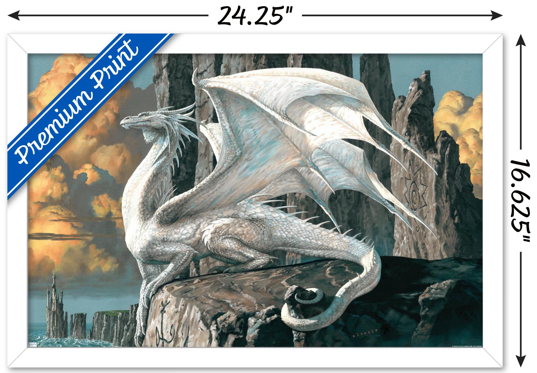 Ciruelo - Hobsyllwin Wall Poster, 14.725" x 22.375", Framed