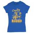 thumbnail image 5 of Country Girl Rodeo T-Shirt Vintage Cowgirl Women's Tee, 5 of 7