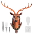 thumbnail image 1 of Gancho de Pared Jadeshay Forma de Animal Resina Color Oro Antiguo, 1 of 8