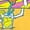YELLOW, variant on Garfield - Too Bad Garfield - Men's Short Sleeve Graphic T-Shirt