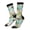3 Black, variant on Watercolor Palm Tree Crew Socks for Men & Women, Breathable Casual Athletic Ankle Socks