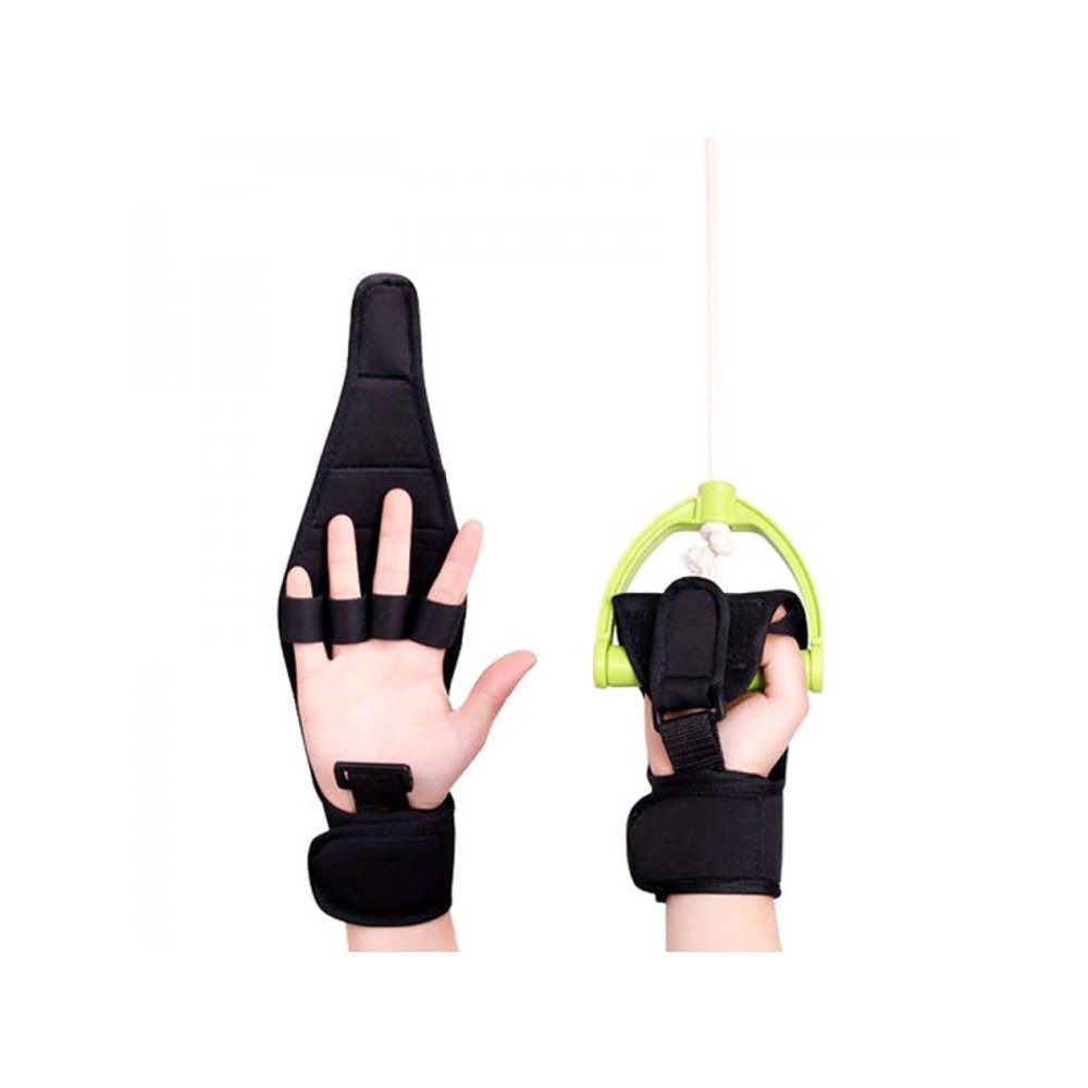 Rehabilitation Finger Auxiliary Gloves Brace Anti Spasticity Splint Finger Hand Recovery Grip
