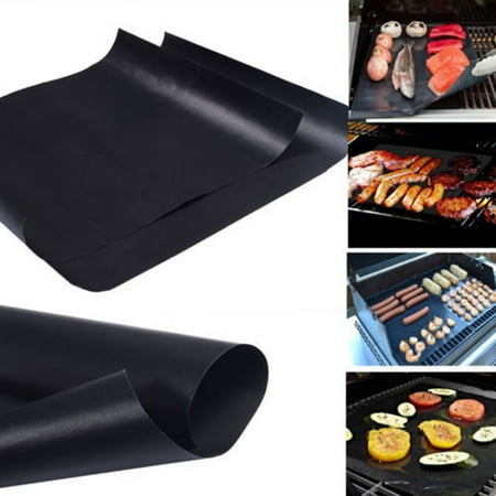 

Good-Life 2pcs Large Non Stick Oven Liner Reusable Oil-proof PTFE Pastry BBQ Baking Mat Heat Resistance Cooking Pad Sheet