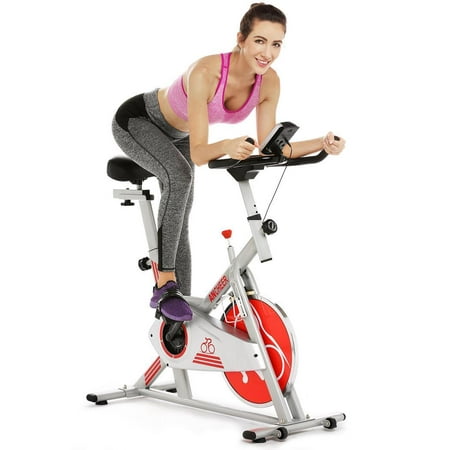 Exercise Bike Indoor Cycling Bike Smooth Belt Driven For Workout Fitness