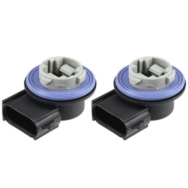 2 uds. De bombilla de luz de señal de giro de coche, luz trasera delantera, Base de soporte intermitente 2U5Z13411DA compatible con Ford F150 F250 F350 Super Duty Edge 2009-2014